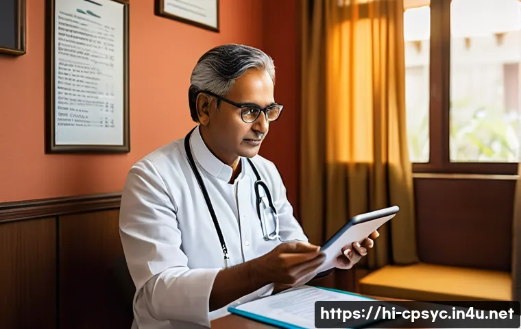 임상심리사 실무에서 사용하는 체크리스트 - A professional therapist’s office setting where a Hindi-speaking patient is using a detailed mental ...